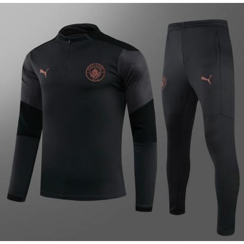 Fanático jefe caliente Comprar Chandal Manchester City 2021/2022 Gris Negro Baratas