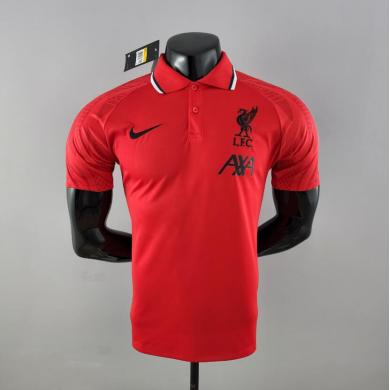 Camiseta Polo Liverpool 2022 Rojo