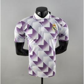 Camiseta Polo Real Madrid Purple and White 22/23