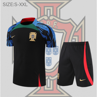 Camiseta 2022 Ropa De Entrenamiento De Portugal 2022 + Pantalones