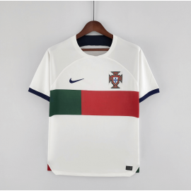 Camiseta Portugal Segunda Equipación Match Mundial Qatar 2022 Niño