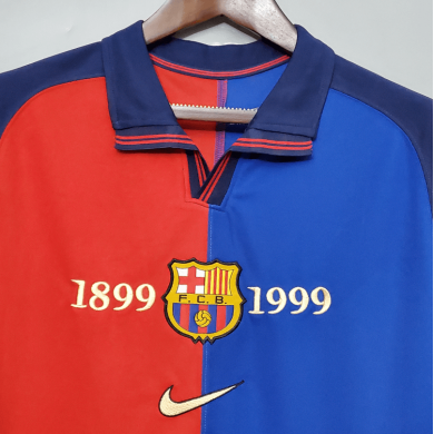 Camiseta Retro b-arcelona 100th Anniversary Primera Equipación