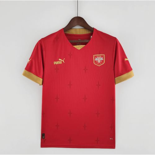 Primera Camiseta Serbia 2022 Nino