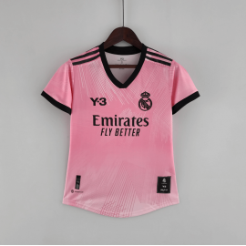 Camiseta Y-3 Real M adrid 120th Anniversary Rosa Mujer