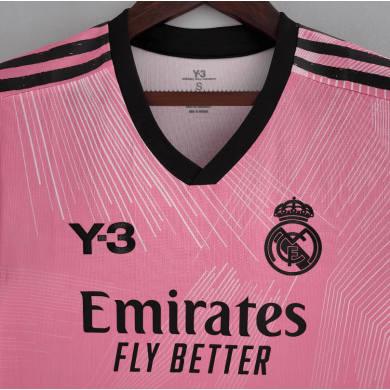 Camiseta Y-3 Real M adrid 120th Anniversary Rosa Mujer