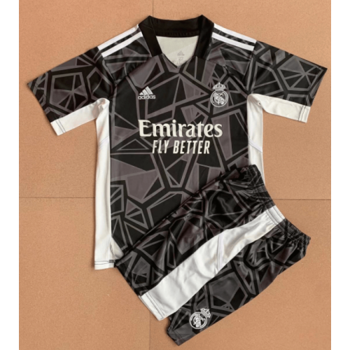 Camiseta España Portero en negro2020 Edición Copa De Europa Nino