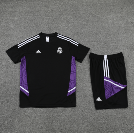 Camiseta De Entrenamiento Real M adrid 22/23 Negro Púrpura
