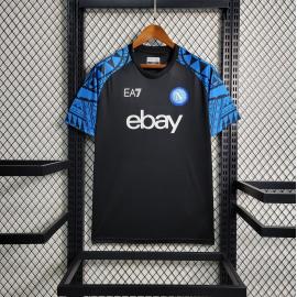 Camiseta Scc Napoli Pre-Match Negro 23/24