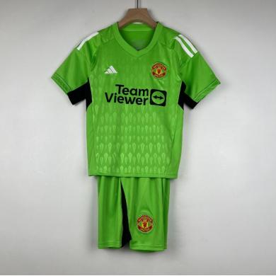 Camiseta Portero Manchester United Primera Equipación 23/24 Niño