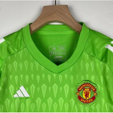 Camiseta Portero Manchester United Primera Equipación 23/24 Niño