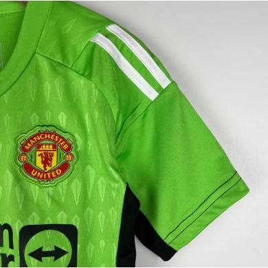 Camiseta Portero Manchester United Primera Equipación 23/24 Niño