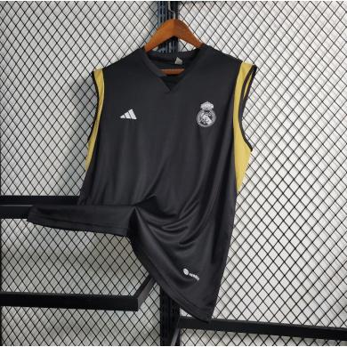 Camiseta Sin Mangas Real Madrid Negro Pre-Match 23/24