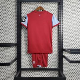 Camiseta West Ham United 1ª Equipación 23/24 Niño