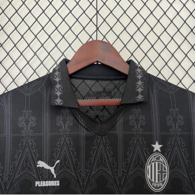 Camiseta Fc AC Milan Negro 2024