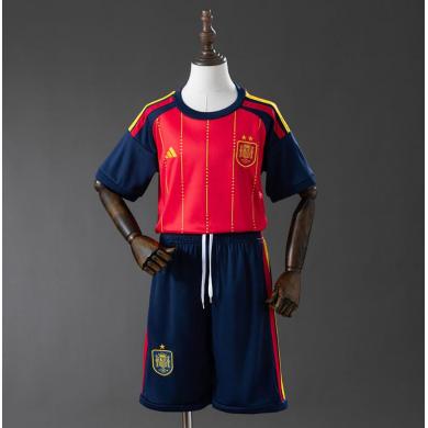Camiseta España 1ª Equipación 2026 Campeón 2 Estrellas Niño