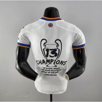 Camiseta 21/22 Real M adrid 13 Champions Liga de Campeones de la UEFA