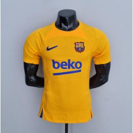 Camiseta 22/23 Versión Jugador b-arcelona Training Kit Amarillo