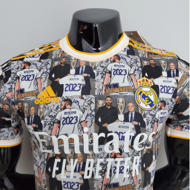 Camiseta 22/23 Versión Jugador Real Madrid Edición Conmemorativa