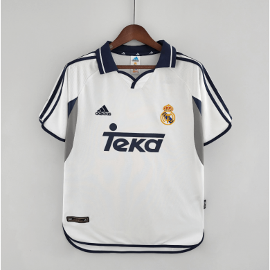 CAMISETA RETRO REAL M ADRID PRIMERA EQUIPACIÓN 00/01