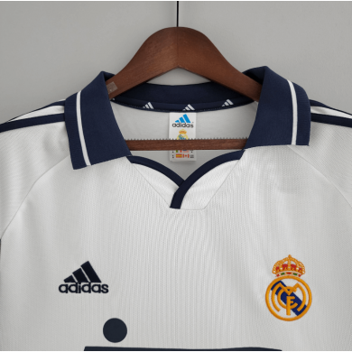 CAMISETA RETRO REAL M ADRID PRIMERA EQUIPACIÓN 00/01