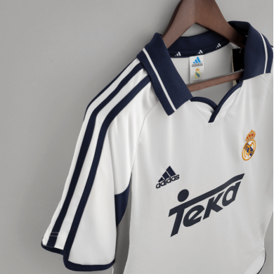 CAMISETA RETRO REAL M ADRID PRIMERA EQUIPACIÓN 00/01