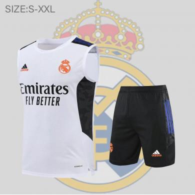 Camisetas Sin Mangas Real M adrid 22/23 KIT BLANCA