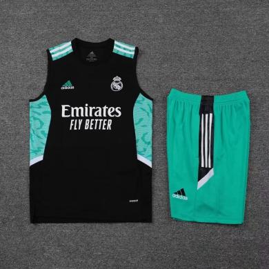 Camisetas Sin Mangas Real M adrid 22/23 KIT Negra