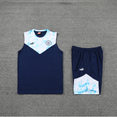 CAMISETA SIN MANGAS 22/23 MANCHESTER CITY CONJUNTO DE ENTRENO + Pantalone