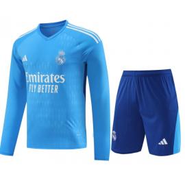 Camiseta Portero Real M adrid 23/24 Azul ML