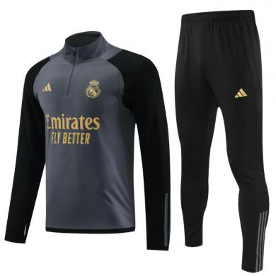 Chandal Entrenamiento Fc Real M adrid Negro 23/24+Pantalones