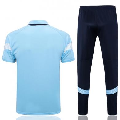 Polo MANCHESTER CITY Pre-Match 23/24 Azul celeste + Pantalones