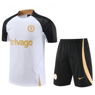 Camiseta Chelsea FC Pre-Match 23/24 Blanco + Pantalones