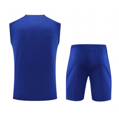 Camiseta Sin Mangas b-arcelona Pre-Match 23/24 Azul + Pantalones