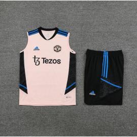 Camiseta Sin Mangas Manchester United Pre-Match 2023/2024 + Pantalones