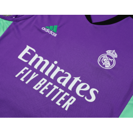 Camiseta Sin Mangas Real Madrid CF Pre-Match 2022-2023 Púrpura + Pantalones