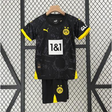 Camiseta Borussia Dortmund Segunda Equipación 23/24 Niño