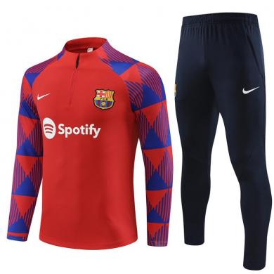 Sudadera Fc b-arcelona Training 23/24 Rojo + Pantalones