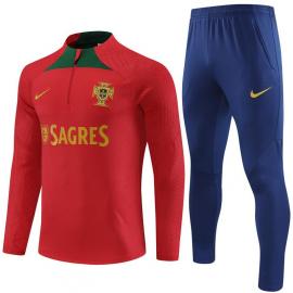 Sudadera Fc Portugal 23/24 Rojo (Hombre/Niño) + Pantalones