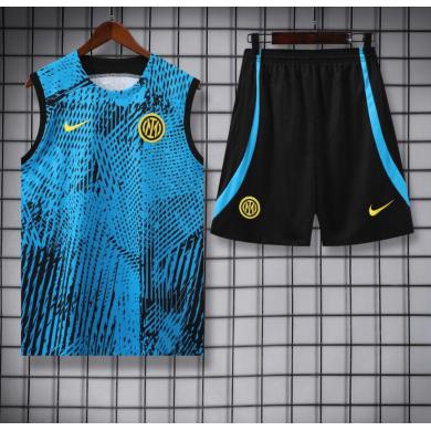 Camiseta Sin Mangas Inter Milan Pre-Match 23/24 + Pantalones