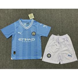 Camiseta Manchester City Primera Equipacion 2023/2024 Niño