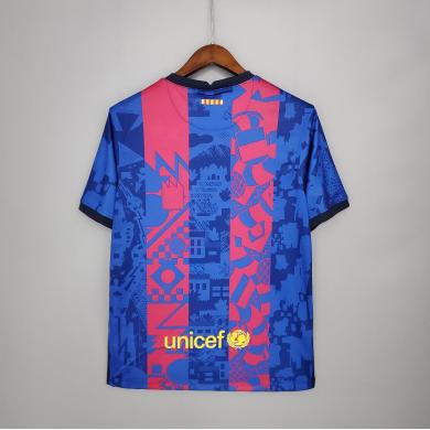 Camiseta Del Barcelona Para La Champions 2021-22 Niño