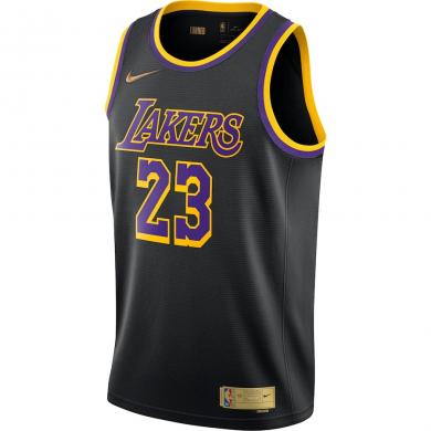 Camiseta Earned Edition Swingman de Los Angeles Lakers de LeBron James