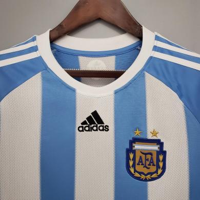 Camiseta Retro 2010 Argentina Primera Equipación