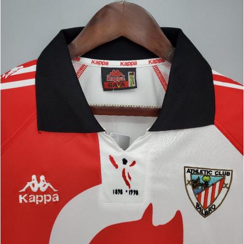 Camiseta Fútbol Athletic Bilbao Primera Equipación Retro Clásica 1995-1997