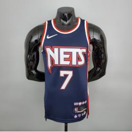 Camiseta Brooklyn Nets “75th Anniversary” City Edition Royal Durant #7
