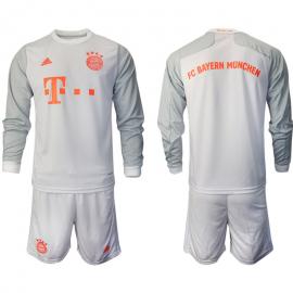 Camiseta FC Bayern Munich Segunda Equipación 2020-2021 Manga Larga