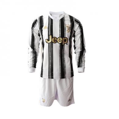 Camiseta Juventus Primera Equipacion Manga Larga 2020/2021 Niño