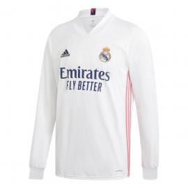 Camiseta Real M adrid Primera Equipación 2020-2021 Manga Larga Niño