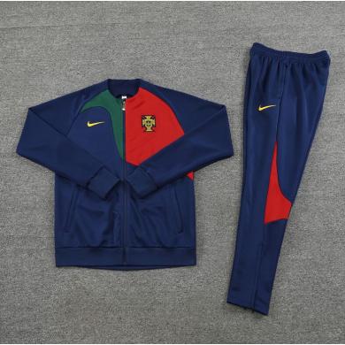 Chaqueta De Chándal Portugal Azul marino 2022 Niño