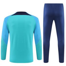 Sudadera Entrenamiento FC b-arcelona 22/23 Azul Celeste